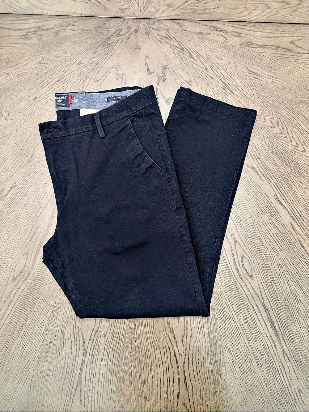 Dockers Smart 360 Flex Men's Dress Pants Black Size 38 Like New